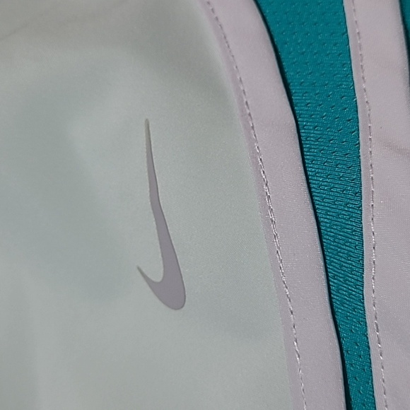 NIKE DRI-FIT SWOOSH LOGO LINED MESH ATHLETIC RUNNING SHORTS - Picture 4 of 12